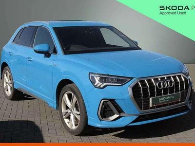 Blue Used 2020 Audi Q3 S-Line SUV | £22,724 (Fair price)