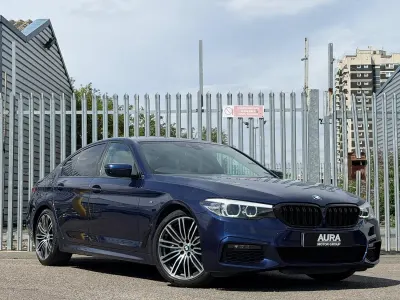 Used BMW 520 M Sport 2018 Blue Sedan