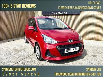 Used Hyundai i10 SE 87 HP (63 kW) 2018 Red Hatchback