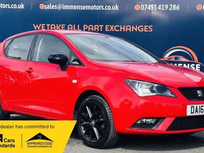 Usado Seat Ibiza SE 90 HP (66 kW) 2016 Vermelho Citadino