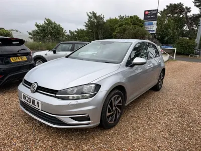 Used VW Golf VII Match 150 HP (110 kW) 2020 Silver Hatchback