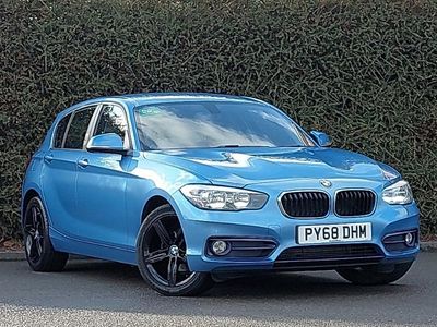 Used BMW 116 Sport Line 116 HP (85 kW) 2018 Blue Hatchback