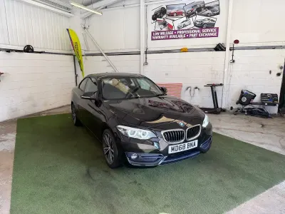 Used BMW 218 Sport Line 150 HP (110 kW) 2018 Black Coupe