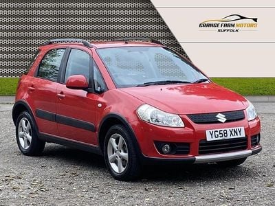 Red Used 2008 Suzuki SX4 GLX Hatchback | £2,295 (Fair price)
