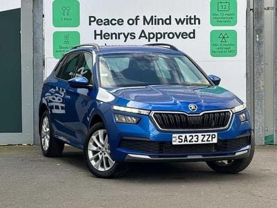 Used Skoda Kamiq SE Drive 147 HP (108 kW) 2023 Race blue metallic SUV