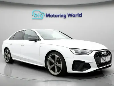 Used Audi A4 Black Edition 163 HP (119 kW) 2020 White Sedan
