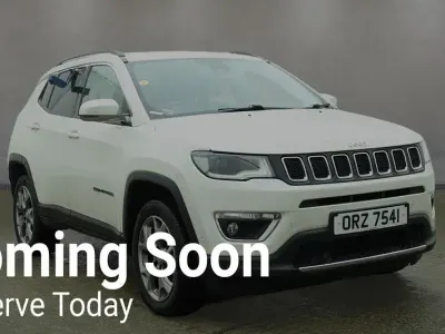 Used Jeep Compass Limited 170 HP (125 kW) 2019 White SUV