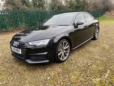 Used Audi A4 Black Edition 150 HP (110 kW) 2018 Black Sedan
