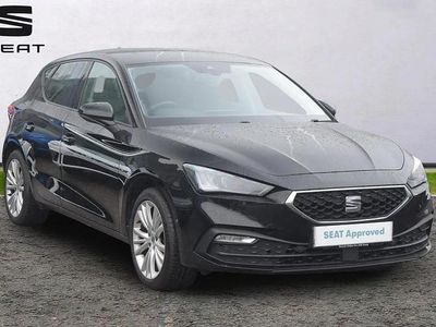 Used Seat Leon SE Dynamic 108 HP (79 kW) 2021 Black Hatchback