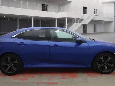 Brilliant sporty blue Used 2018 Honda Civic SR Hatchback | £10,975 (Fair price)