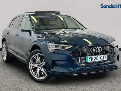 Used Audi e-tron Comfort 300 kW (408 HP) 2020 Blue SUV