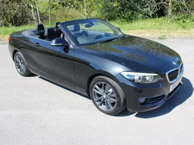 Used BMW 218 Sport Line 2019 Black Cabriolet