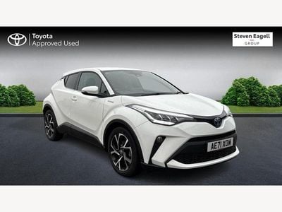 White Used 2021 Toyota C-HR Design SUV | £17,612 (Good price)