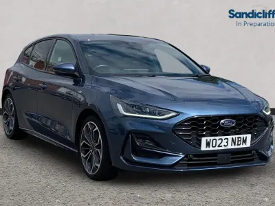 Used Ford Focus ST-Line X 155 HP (114 kW) 2023 Blue Hatchback