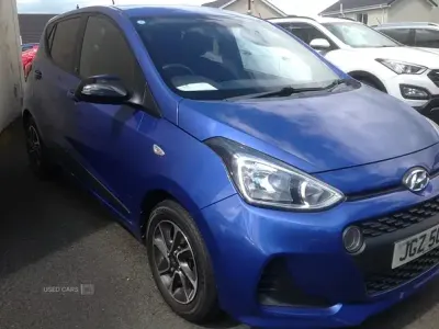 Used Hyundai i10 GO! 67 HP (49 kW) 2018 Blue Hatchback