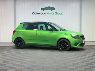 Used Skoda Fabia vRS 180 HP (132 kW) 2012 Green Hatchback