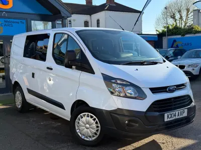 Used Ford Transit Custom 100 HP (73 kW) 2014 White Van
