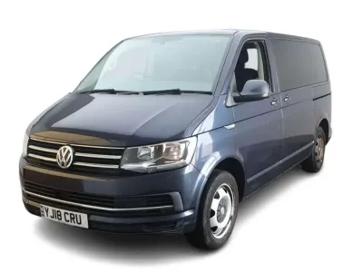 Used VW T6 SE 150 HP (110 kW) 2018 Blue Van