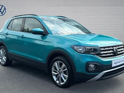 Used VW T-Cross SE 110 HP (80 kW) 2023 Makena turquoise premium metallic SUV