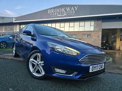 Blue Used 2017 Ford Focus Titanium Hatchback | £4,890 (Fair price)
