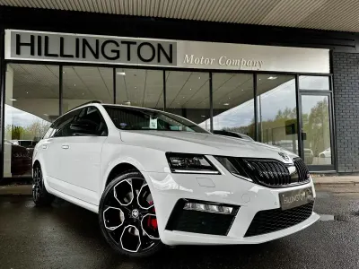 Begagnad Skoda Octavia vRS 245 HK (180 kW) 2018 Vit Kombi