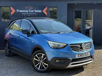 Used Vauxhall Crossland X Elite 110 HP (80 kW) 2019 Blue SUV
