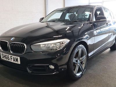 Used BMW 118 Sport Line 2016 Black Hatchback