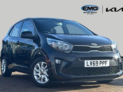 Used Kia Picanto 83 HP (61 kW) 2019 Black Hatchback