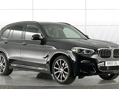 Used BMW X3 M Sport 265 HP (194 kW) 2018 Black sapphire SUV