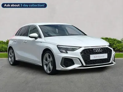 Used Audi A3 S-Line 147 HP (108 kW) 2024 White Hatchback