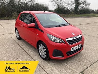 Used Peugeot 108 Active 68 HP (50 kW) 2014 Red Hatchback