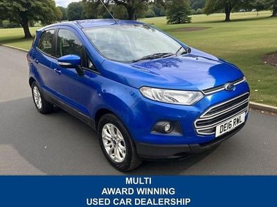 Blue Used 2016 Ford Ecosport Zetec SUV | £3,595 (Fair price)