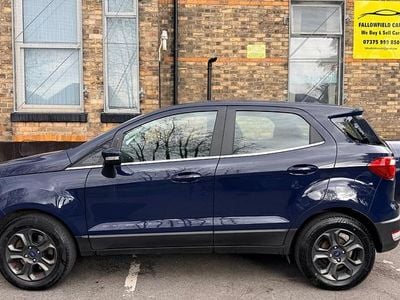 Used Ford Ecosport Zetec 100 HP (73 kW) 2018 Blue SUV