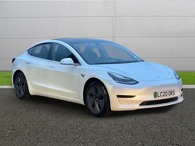 White Used 2020 Tesla Model 3 Standard Range Sedan | £15,499 (Fair price)