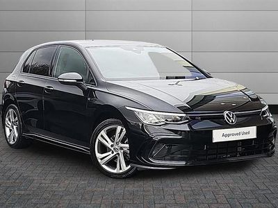 Used VW Golf VIII R-line 150 HP (110 kW) 2022 Black Hatchback
