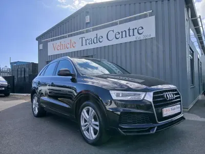 Used Audi Q3 S-Line 150 HP (110 kW) 2017 Black SUV