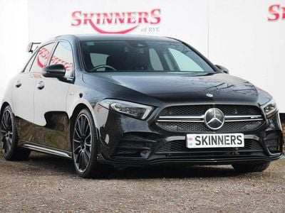 Black Used 2021 Mercedes A35 AMG Premium Plus Hatchback | £30,995 (Fair price)