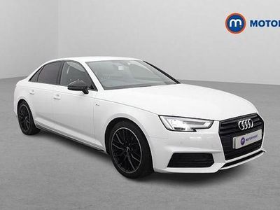 Used Audi A4 Black Edition 150 HP (110 kW) 2018 White Sedan