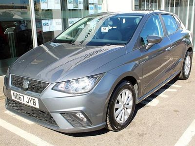 Begagnad Seat Ibiza SE 2018 Grå Halvkombi