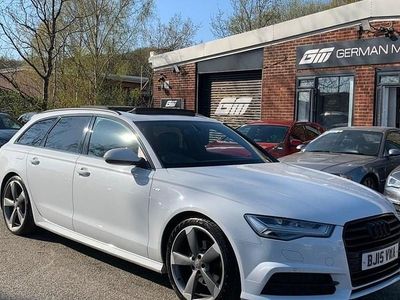 Used Audi A6 Black Edition 190 HP (139 kW) 2015 White Estate
