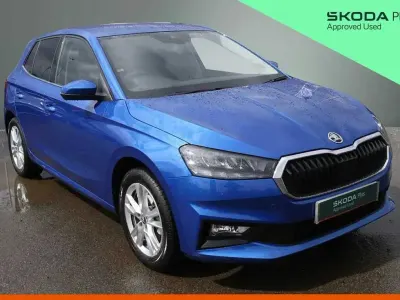 Used Skoda Fabia SE L 113 HP (83 kW) 2025 Race blue metallic Hatchback