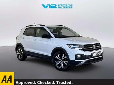 Gebraucht VW T-Cross Black Edition 95 PS (69 kW) 2022 Weiß SUV