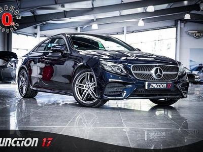 Used Mercedes E220 AMG line 194 HP (142 kW) 2019 Blue Coupe