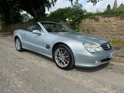 Used Mercedes SL500 2003 Silver Cabriolet