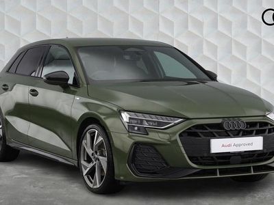 Used Audi A3 Sportback Black Edition 2025 District green Hatchback