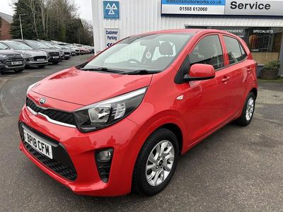 Used Kia Picanto 66 HP (48 kW) 2018 Red Hatchback