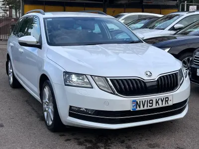 Used Skoda Octavia SE L 150 HP (110 kW) 2019 White Estate