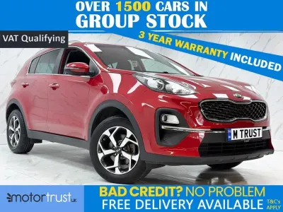Used Kia Sportage 130 HP (95 kW) 2021 Red SUV