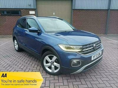 Used VW T-Cross SEL 2022 Blue SUV