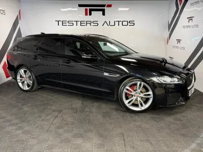 Used Jaguar XF S 300 HP (220 kW) 2018 Black Estate